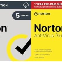 Norton Secure VPN 2023 for up to 5 Devices with Norton AntiVirus Plus 2022 for 1 Device with Auto-Renewal